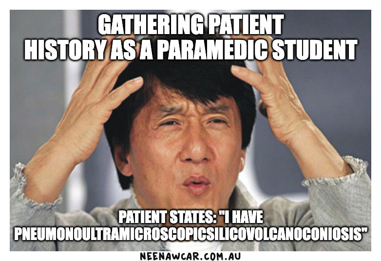 Paramedic Meme Of The Month – Patient History - Paramedic Student - Nee 